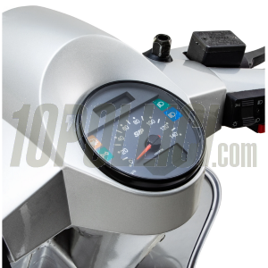 Speedometer rev counter SIP 2.1 "Lusso Style" for Vespa PX Lusso, 14.000rpm, face: grey, 140 km/h - suitable for PX '98, MY, '11