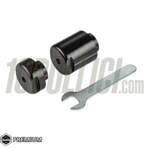 Additional front shock absorber Vespa Largeframe - black/yellow