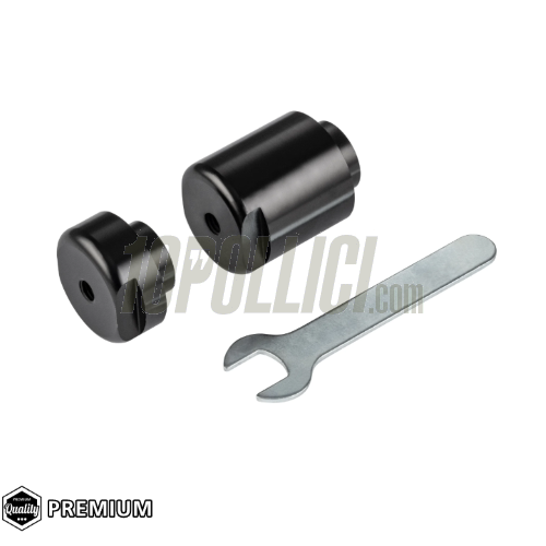 Additional front shock absorber Vespa Largeframe - black/yellow