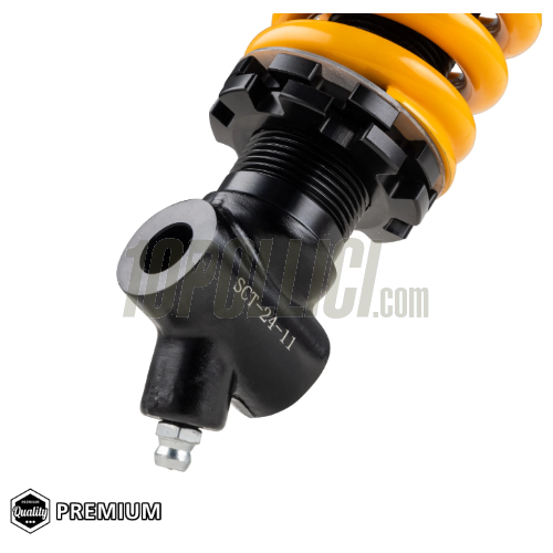 Additional front shock absorber Vespa Largeframe - black/yellow