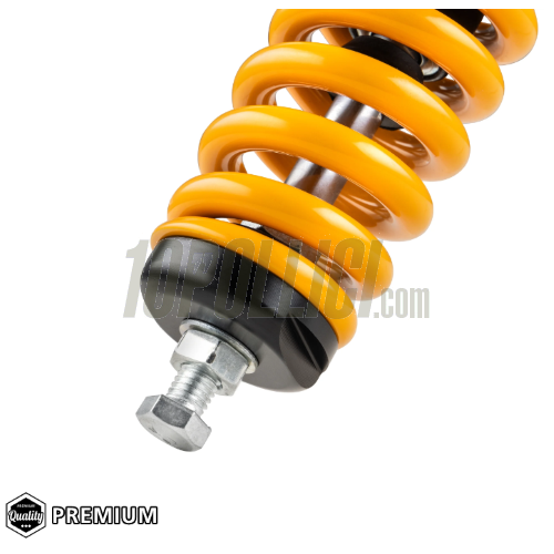 Additional front shock absorber Vespa Largeframe - black/yellow