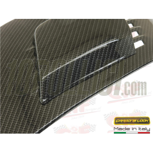 Side panel door and air conveyor set for Vespa 50, Special, 90, 125 ET3 Primavera CARBONE LOOK