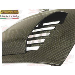 Side panel door and air conveyor set for Vespa 50, Special, 90, 125 ET3 Primavera CARBONE LOOK