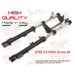 Hydraulic fork for Piaggio Ciao - black