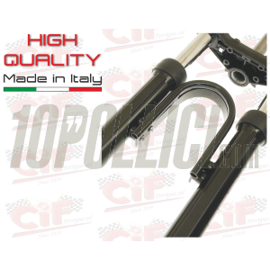 Hydraulic fork stabilizer for Piaggio Ciao - black