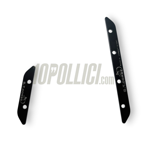 Piastre di rinforzo superiore per cavalletto centrale "Easy Black Edition" S.T. CORSE Vespa 50, 90, 125 Primavera, ET3