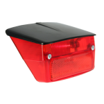 Rear light PIAGGIO TRIOM Vespa 50 Special, nero cover lens