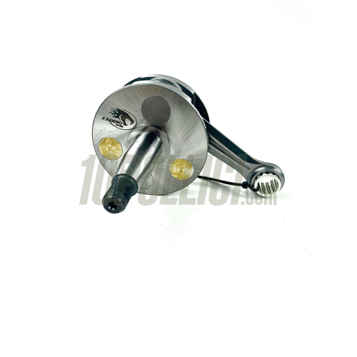 Crankshaft FABBRI RACING bell-shaped, cone 20, billet conrod 97, stroke 51, Ø 83mm, Vespa 125 ET3 Primavera