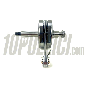 Crankshaft FABBRI RACING bell-shaped, cone 20, billet conrod 97, stroke 51, Ø 83mm, Vespa 125 ET3 Primavera