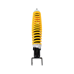 Rear shock absorber Vespa 50, Special, 90, 125 Primavera, Sprint, Gt, GL, Super, TS, Rally, PX, black, yellow spring