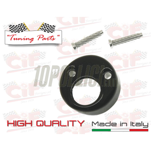 Cover per bloccasterzo alta qualità nero semilucido per Vespa 50, Special, 125 ET3 Primavera, PX