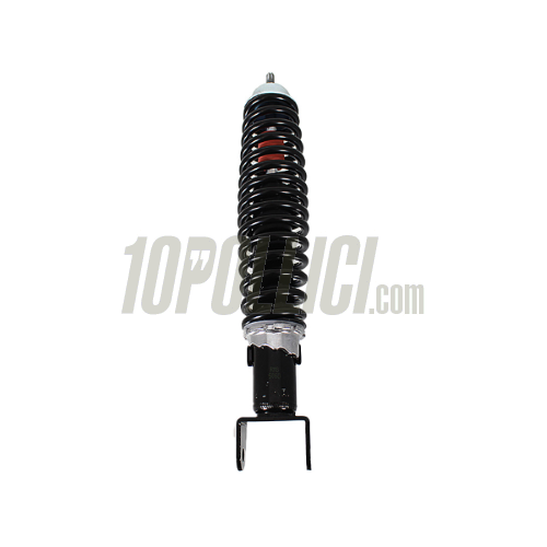 Ammortizzatore posteriore Vespa 50, Special, 90, 125 Primavera, Sprint, Gt, GL, Super, TS, Rally, PX, corpo nero, molla nera