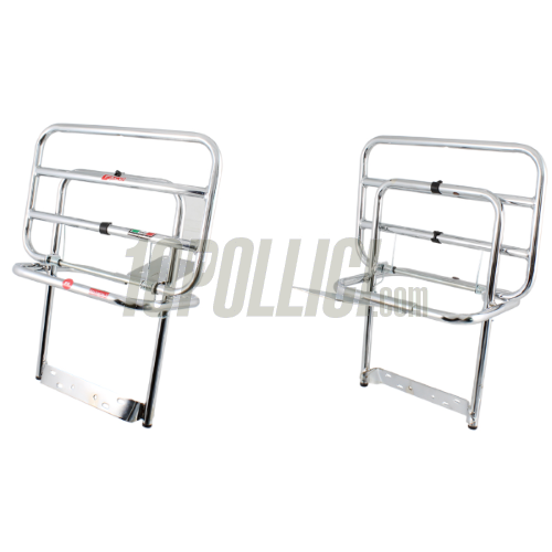 Rear luggage carrier FACO for Vespa  PX, PE - chrome