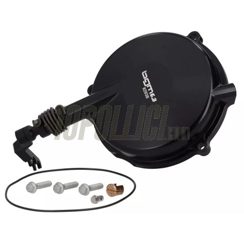 Complete Clutch Cover  BGM PRO Supersport CNC Vespa Largeframe 1958-1962 - black - for Vespa PX clutches on VBA1T, VBB1T, VNA2T, VNB1-3T, VGLA1T, VGLB1T