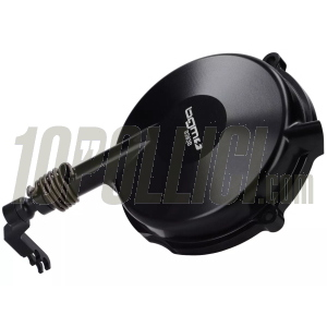 Complete Clutch Cover  BGM PRO Supersport CNC Vespa Largeframe 1958-1962 - black - for Vespa PX clutches on VBA1T, VBB1T, VNA2T, VNB1-3T, VGLA1T, VGLB1T