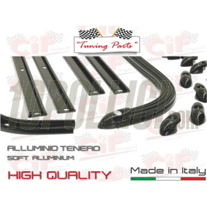 Serie strisce pedana CIF Vespa GT, Sprint, TS, Rally- nero semilucido