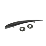 Cresta parafango Vespa 50, 125 ET3 Primavera, VNB2-6, VBA, VBB1-2, Super, GS 150 VS5, alluminio - nero semilucido