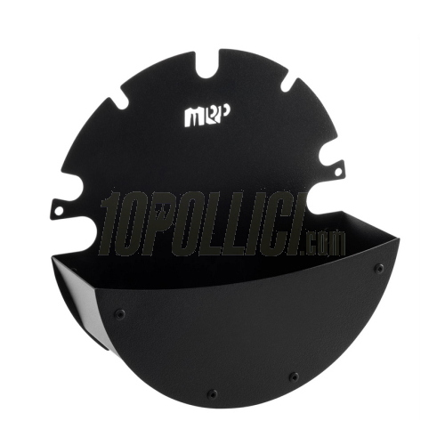 Luggage Box MRP spare wheel for Vespa PX, PE, Lusso, `98, MY, `11, T5, round, powdercoated, black