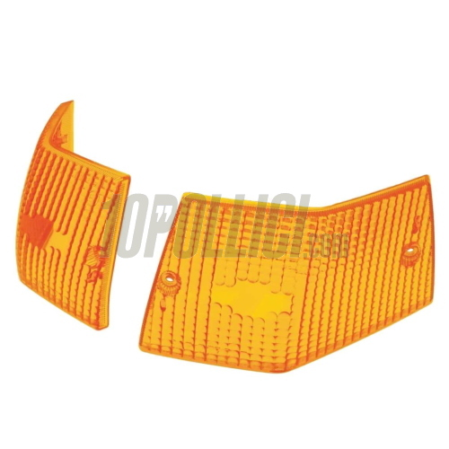 Rear blinker lenses SIEM, Vespa PX, MY - orange, 2 pcs