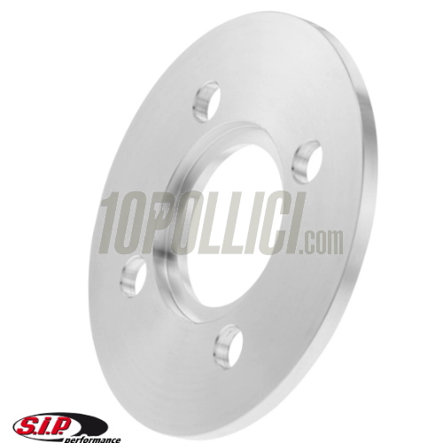 Distanziale montaggio pneumatici larghi per cerchio in lega tubeless SIP 2.15-8" Vespa 98, 125 V1-15, V30-33, VU, VM, VN, VNA, Hoffmann, VNB, ACMA, 50 VL, VB, VBA, VBB - alluminio lucido
