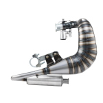 Racing exhaust for M200 cylinderkit Vespa Smallframe