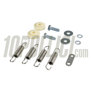 Espansione racing SIP PERFORMANCE Vespa PX125-150, Sprint, GTR, GT, TS, acciaio verniciato trasparente, silenziatore inox