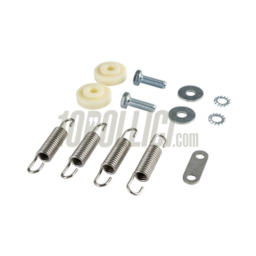 Espansione racing SIP PERFORMANCE Vespa PX125-150, Sprint, GTR, GT, TS, acciaio verniciato trasparente, silenziatore inox