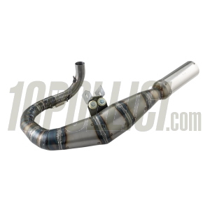 Espansione racing SIP PERFORMANCE Vespa PX125-150, Sprint, GTR, GT, TS, acciaio verniciato trasparente, silenziatore inox
