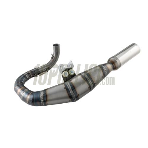 Espansione racing SIP PERFORMANCE Vespa PX125-150, Sprint, GTR, GT, TS, acciaio verniciato trasparente, silenziatore inox