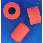 Smallframe engine silentblocks spare rubbers for Vespa Smallframe FABBRI RACING - red