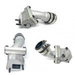 Intake manifold reed valve VMC Ø24 Vespa 50, Special, 90, 125 ET3 Primavera - 2 holes - for 26-28mm carburetors
