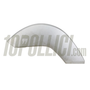 Mudguard Vespa 50, 125 PK S, oiled metal
