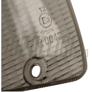 Blinker lens, rear right, Vespa PK XL, XL2, Rush, N, FL - black