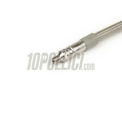 Tubo freno in treccia metallica SPIEGLER Modular per freni a disco - 1400mm - guaina trasparente