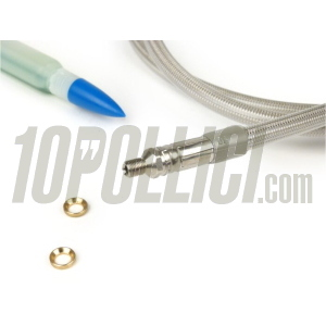 Tubo freno in treccia metallica SPIEGLER Modular per freni a disco - 1400mm - guaina trasparente