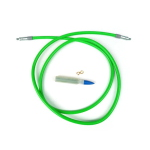 Tubo freno in treccia metallica SPIEGLER Modular per freni a disco - 1400mm - verde