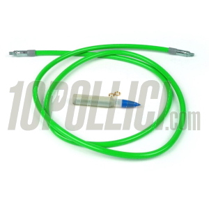 Tubo freno in treccia metallica SPIEGLER Modular per freni a disco - 1400mm - verde
