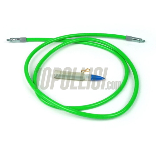 Tubo freno in treccia metallica SPIEGLER Modular per freni a disco - 1400mm - verde