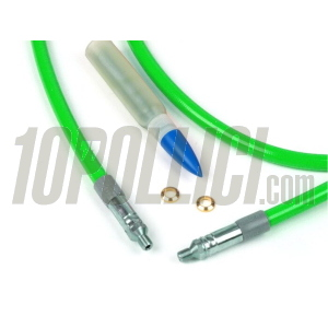 Tubo freno in treccia metallica SPIEGLER Modular per freni a disco - 1400mm - verde