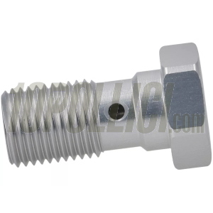 Vite M10x1mm per tubo freno, freni a disco, l 25mm, argento