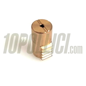Nottolino in BRONZO a cremagliera CRIMAZ per carter frizione a leva lunga Vespa 50, 90, 125 ET3 Primavera, PK, Ape - Rallino frizione