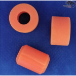 Smallframe engine silentblocks spare rubbers for Vespa Smallframe FABBRI RACING - orange