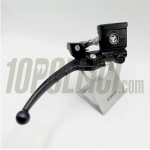 Brake master cylinder set "Total Black" VMC for front disc brakes on Vespa Smallframe and Largeframe
