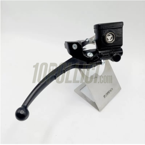 Brake master cylinder set "Total Black" VMC for front disc brakes on Vespa Smallframe and Largeframe