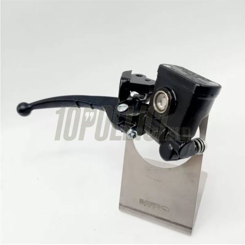 Brake master cylinder set "Total Black" VMC for front disc brakes on Vespa Smallframe and Largeframe