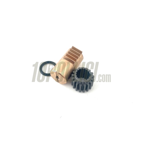 Nottolino in BRONZO a cremagliera CRIMAZ per carter frizione a leva lunga Vespa 50, 90, 125 ET3 Primavera, PK, Ape - Rallino frizione