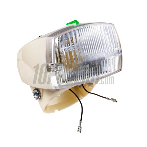 Headlamp SIEM for Piaggio Ciao Special, Ciao R - ivory