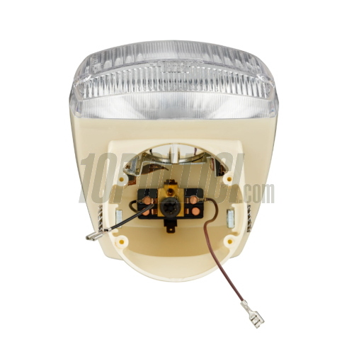 Headlamp SIEM for Piaggio Ciao Special, Ciao R - ivory