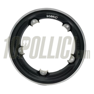 Alloy wheel rim VMC 2.0 "Easy Fitting" 2.10-10 Tubeless Vespa Vintage - black