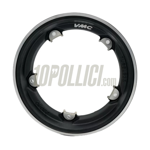 Alloy wheel rim VMC 2.0 "Easy Fitting" 2.10-10 Tubeless Vespa Vintage - black
